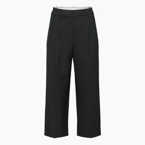 Aritzia Wilfred Effortless Pants Cropped 10 Black